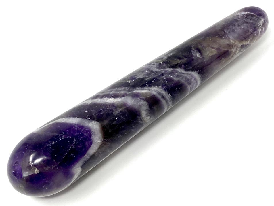 Chevron Amethyst Crystal Massage Wand 13.1cm