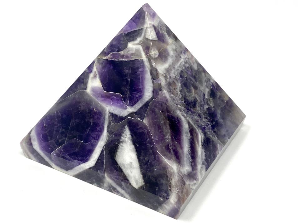 Chevron Amethyst Crystal Pyramid Large 8.1cm