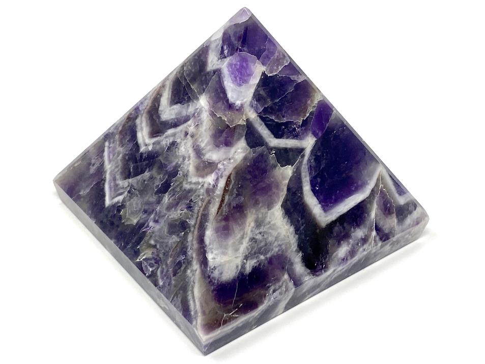 Chevron Amethyst Crystal Pyramid Large 8.1cm