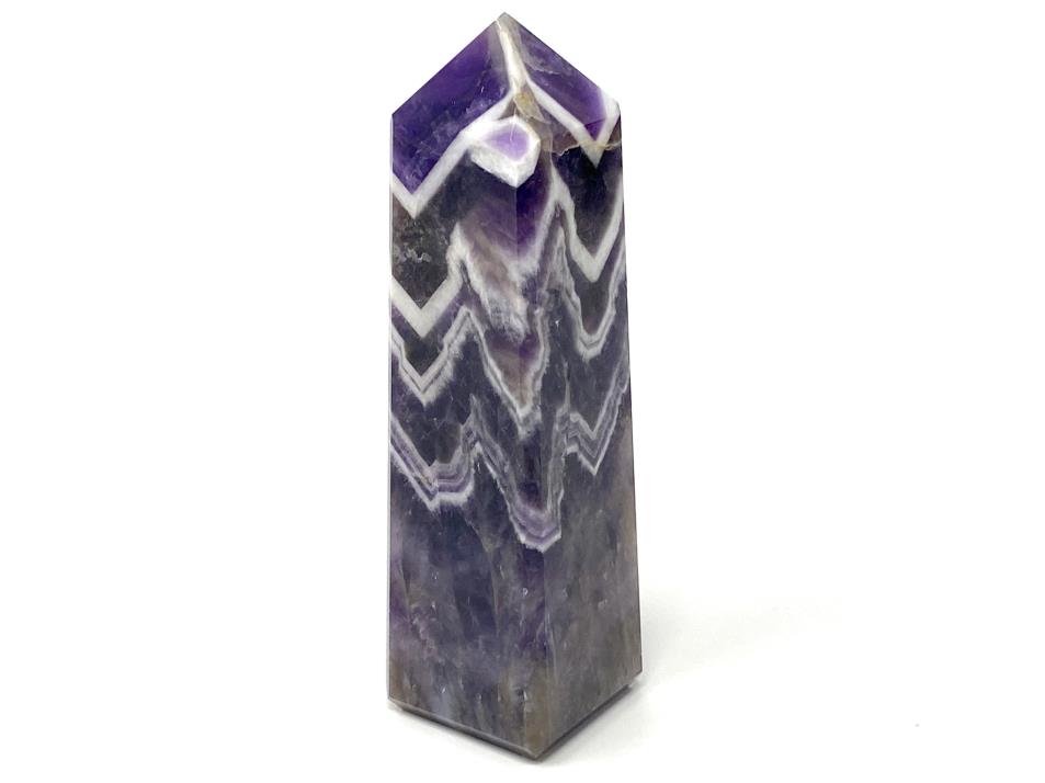 Chevron Amethyst Crystal Tower 12.3cm