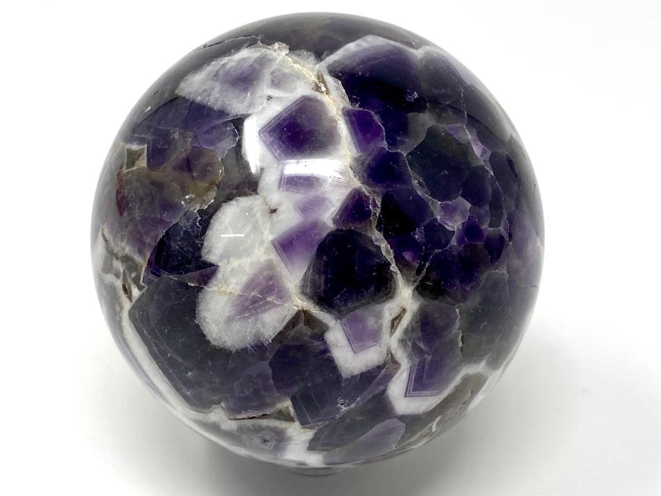 Chevron Amethyst Crystal Sphere 6.2cm