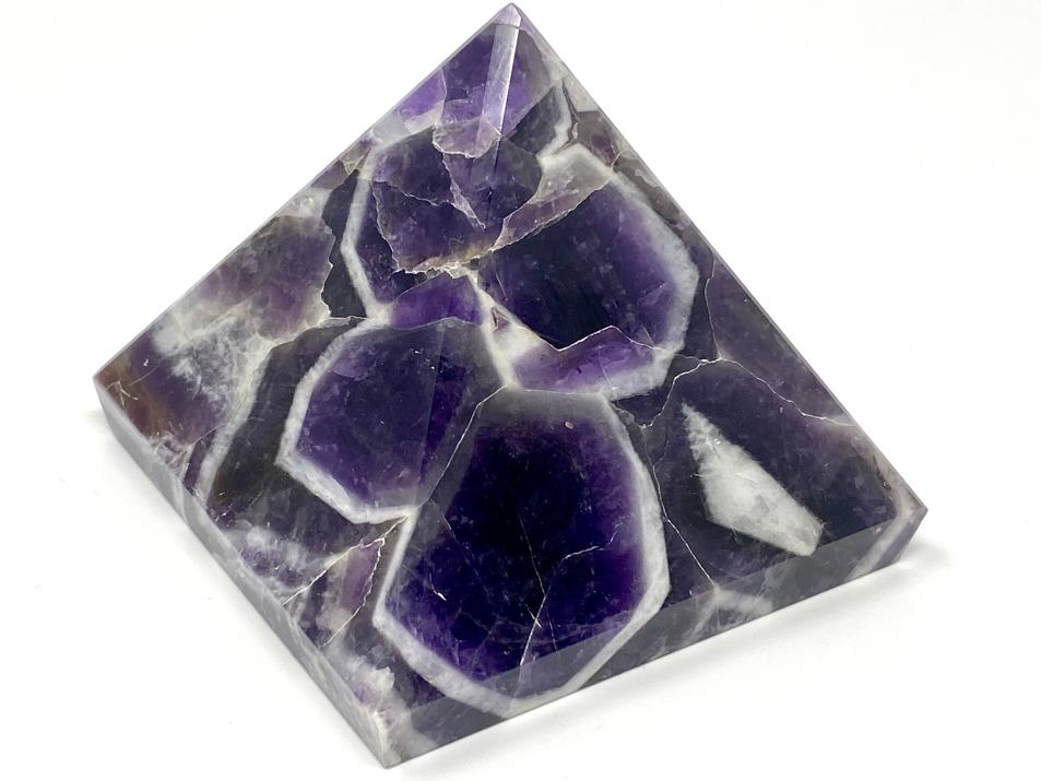 Chevron Amethyst Crystal Pyramid Large 8.1cm