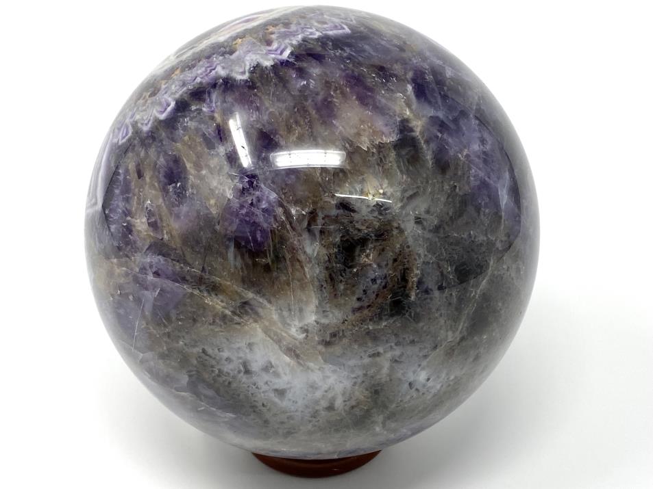 Chevron Amethyst Crystal Sphere Large 13cm