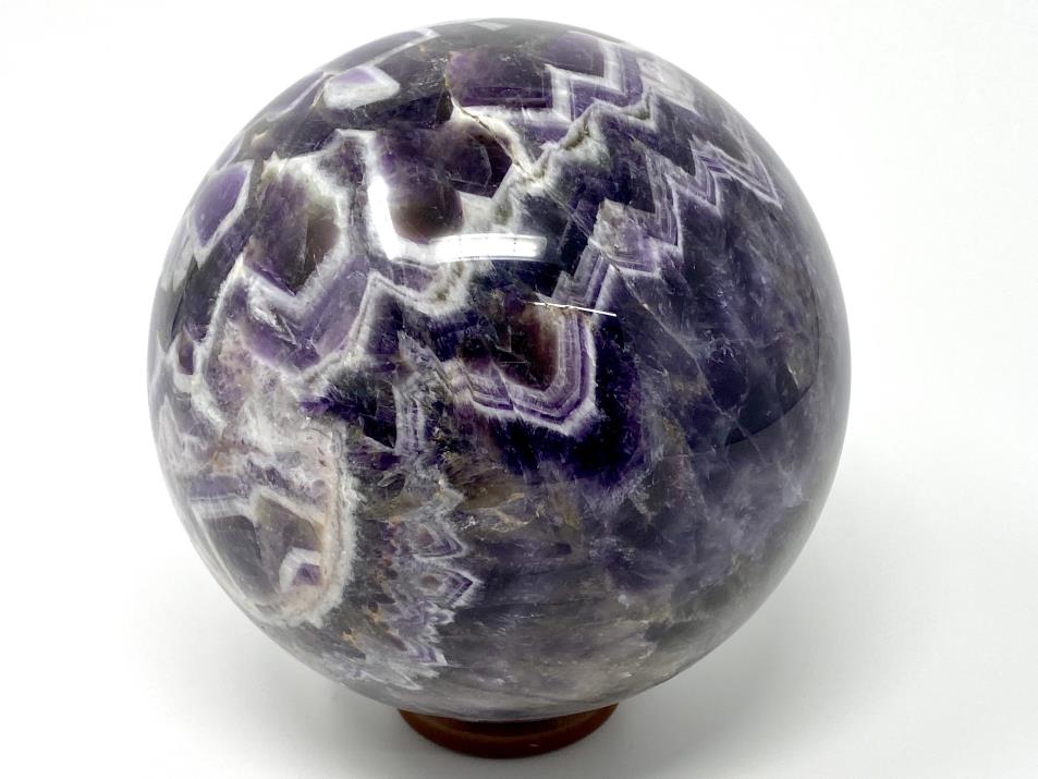 Chevron Amethyst Crystal Sphere Large 13cm