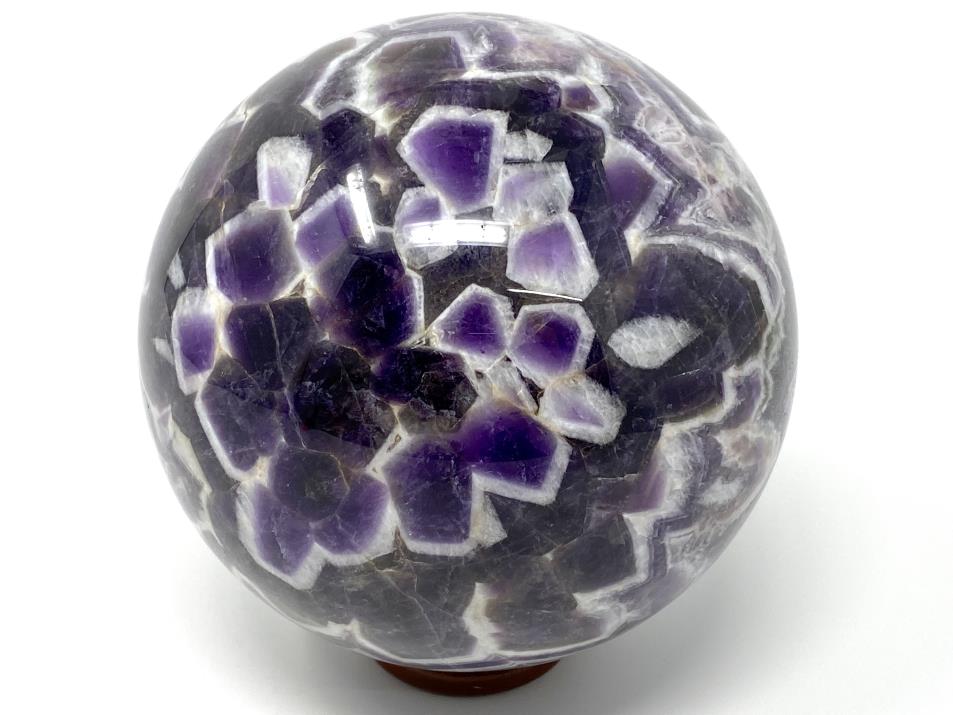 Chevron Amethyst Crystal Sphere Large 13cm