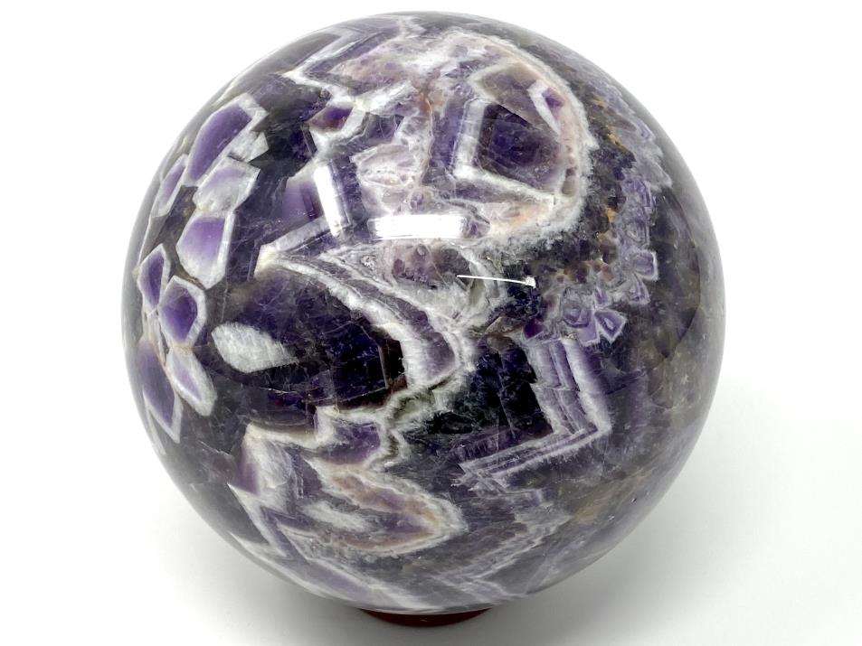 Chevron Amethyst Crystal Sphere Large 13cm