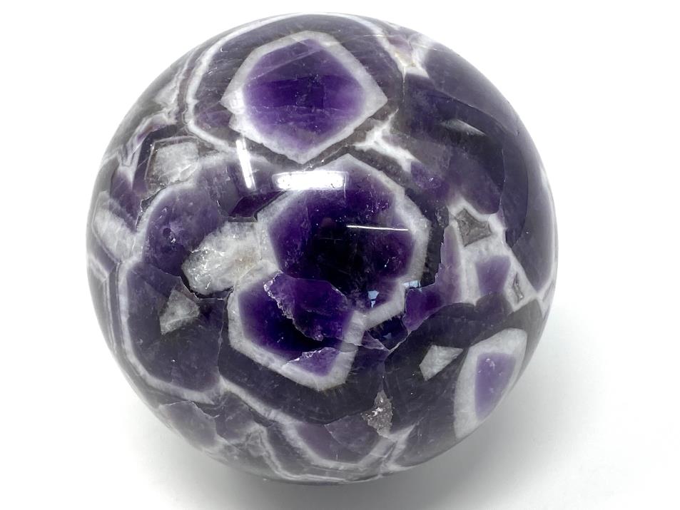 Chevron Amethyst Crystal Sphere Large 9cm