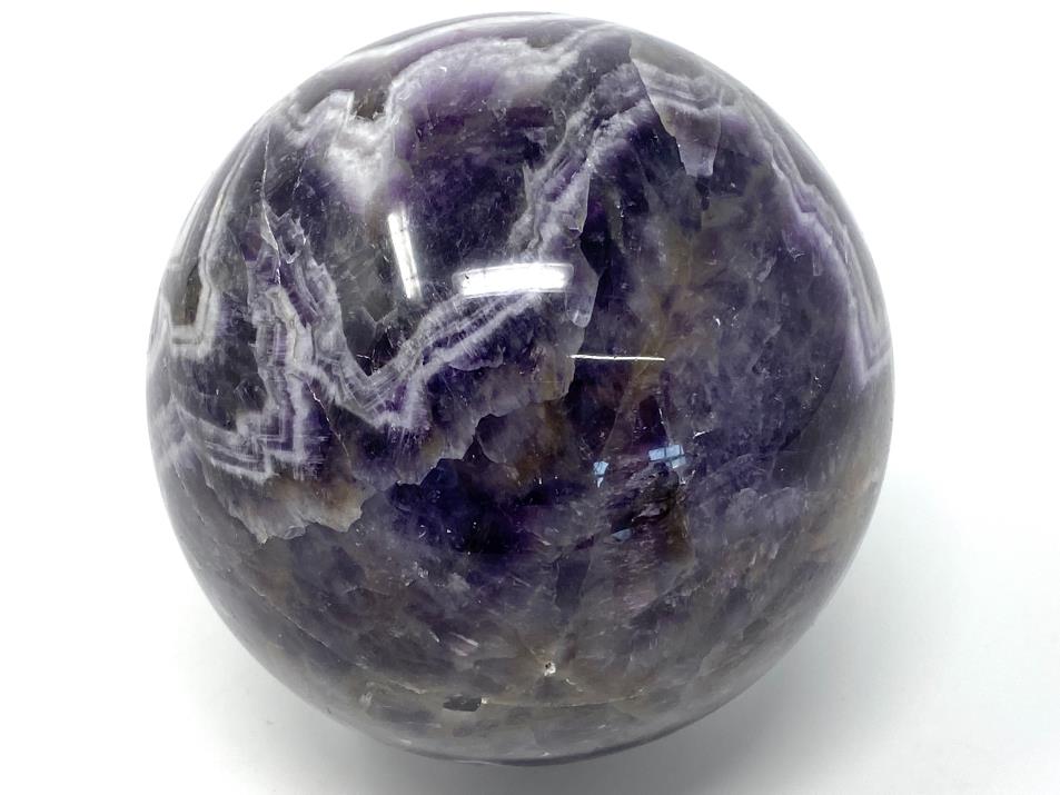 Chevron Amethyst Crystal Sphere Large 9cm