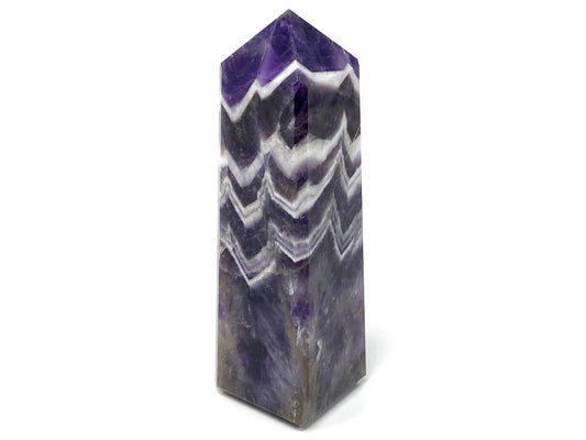 Chevron Amethyst Crystal Tower Large 13.1cm