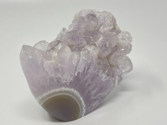 Druzy Amethyst Agate Crystal Freeform 12.5cm