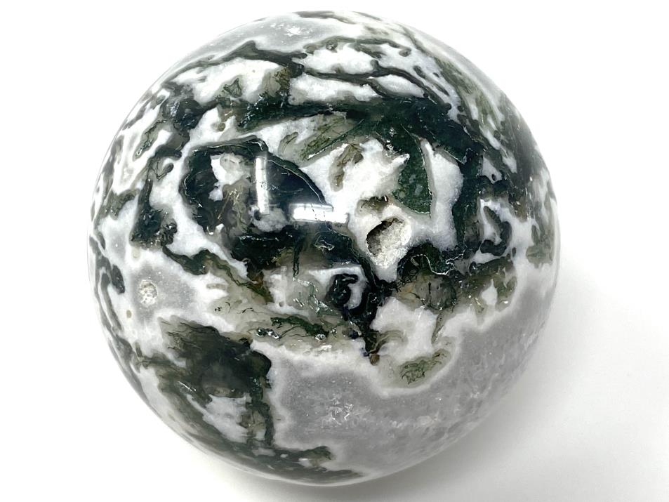 Druzy Moss Agate Crystal Sphere 4.7cm