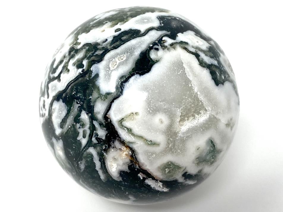 Druzy Moss Agate Crystal Sphere 4.7cm