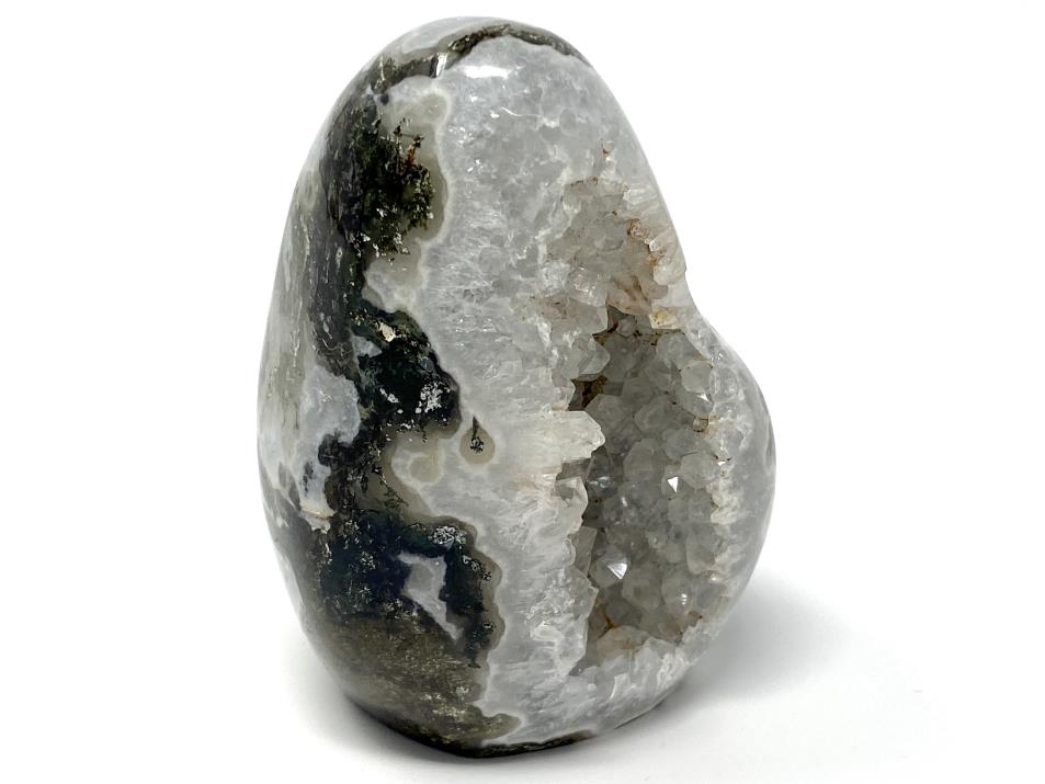 Druzy Moss Agate Crystal Freeform 9.3cm