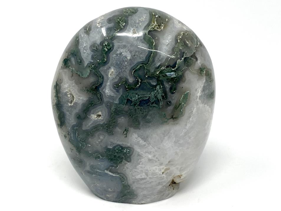 Druzy Moss Agate Crystal Freeform 10.4cm