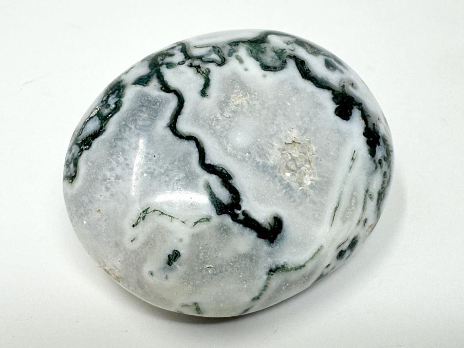 Moss Agate Crystal Pebble 5.8cm