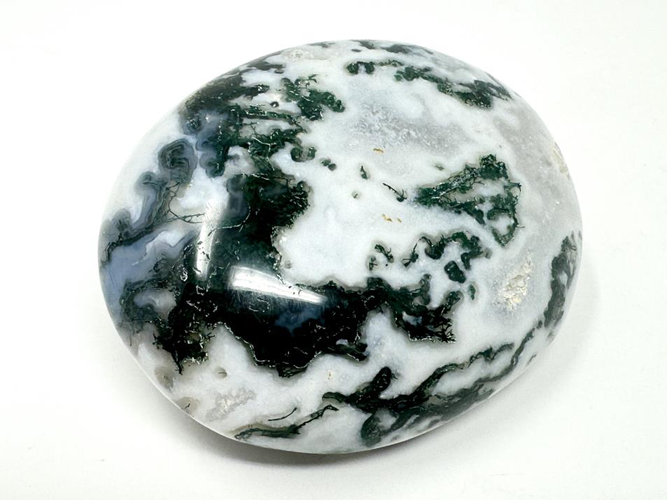 Moss Agate Crystal Pebble 5.8cm