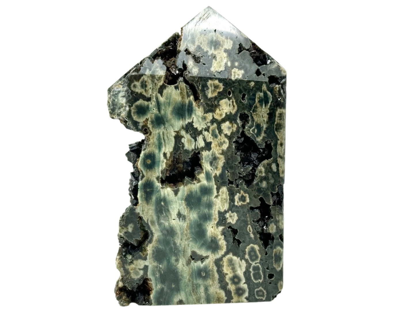 Druzy Ocean Jasper Crystal Wave Point Large 14.2cm