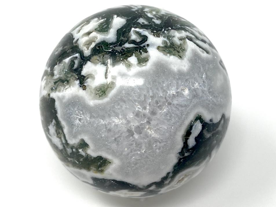 Druzy Moss Agate Crystal Sphere 4.7cm