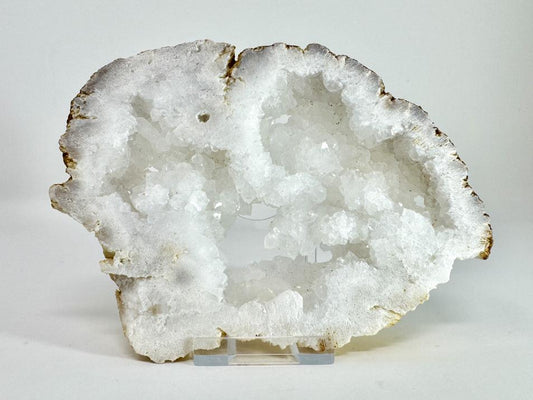 Druzy Quartz Geode Crystal Slice 14cm