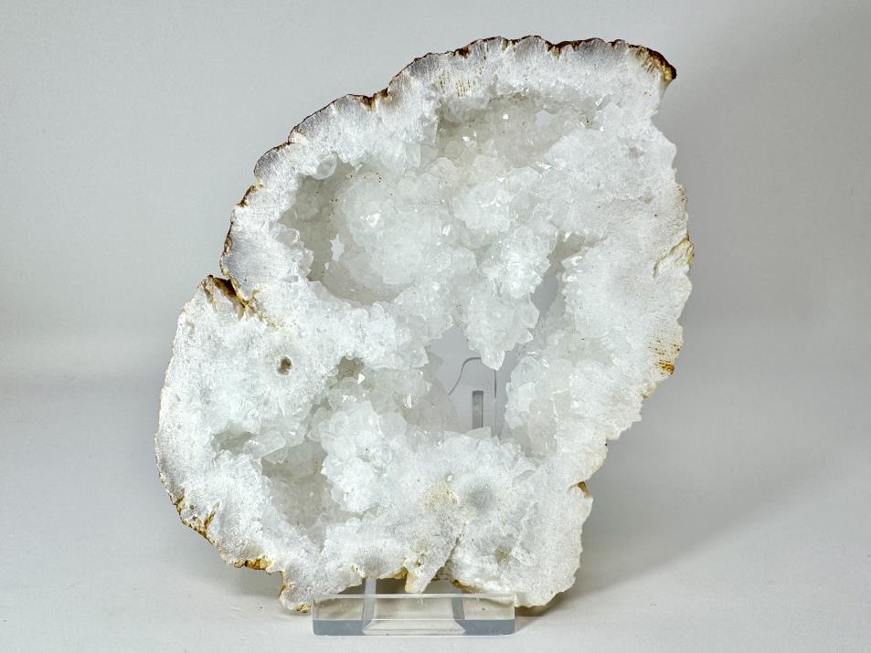 Druzy Quartz Geode Crystal Slice 14cm