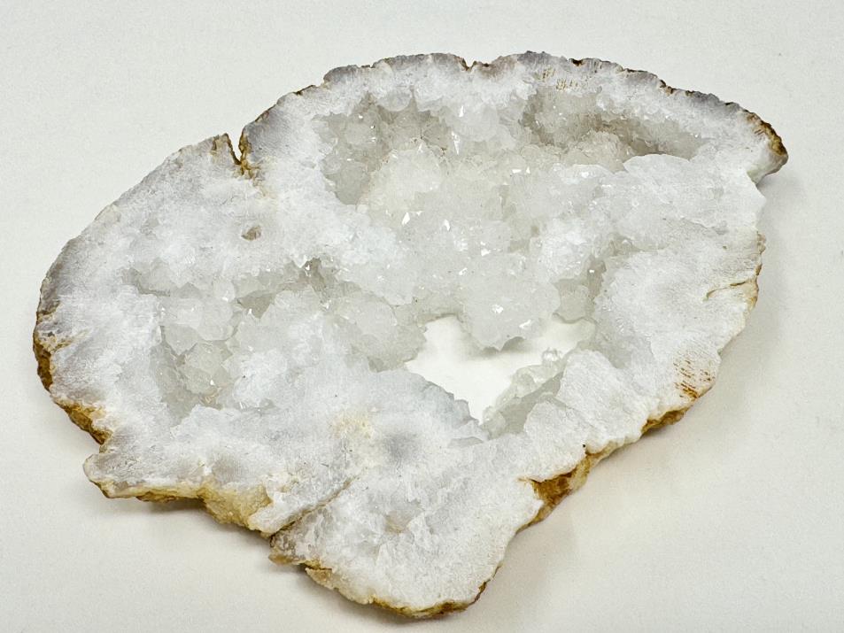 Druzy Quartz Geode Crystal Slice 14cm