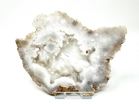 Druzy Quartz Geode Crystal Slice 12.1cm