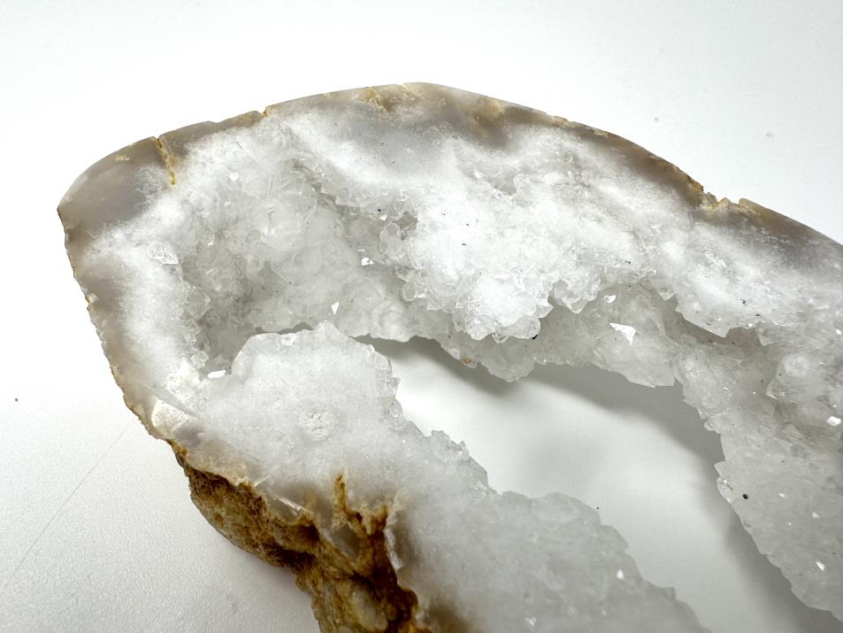 Druzy Quartz Geode Crystal Slice 17.2cm