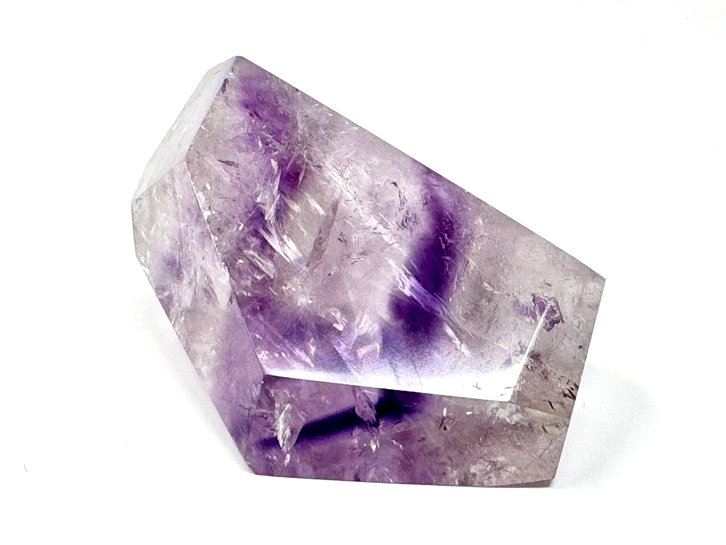 Faceted Amethyst Phantom Quartz Crystal 6.9cm