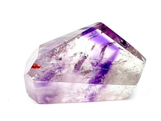 Faceted Amethyst Phantom Quartz Crystal 6.9cm