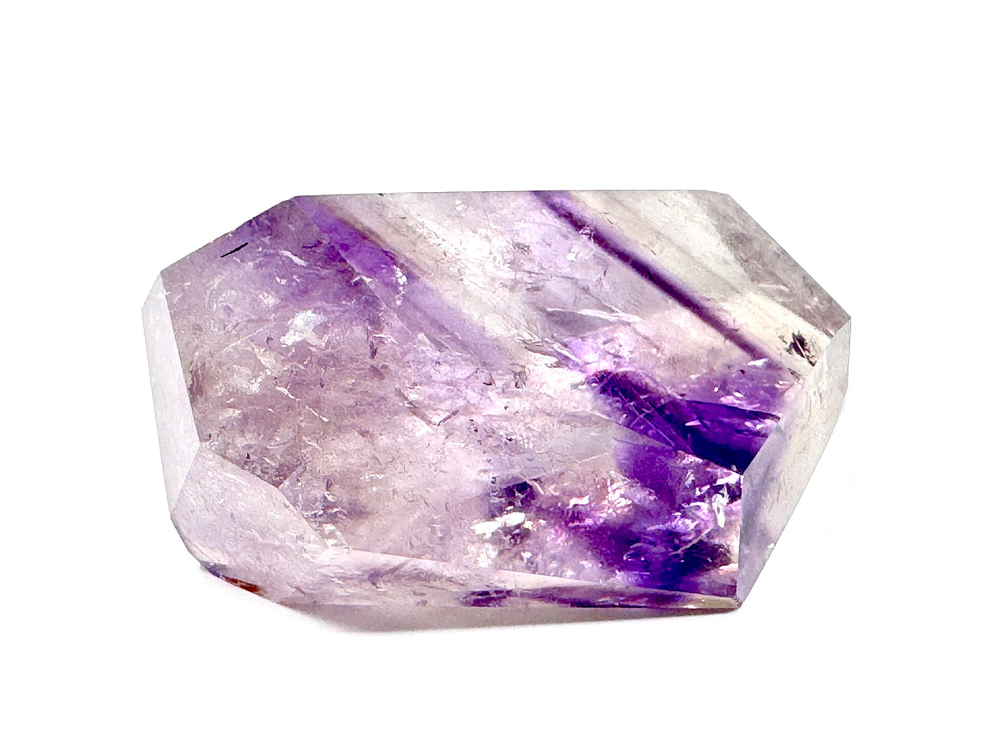 Faceted Amethyst Phantom Quartz Crystal 6.9cm