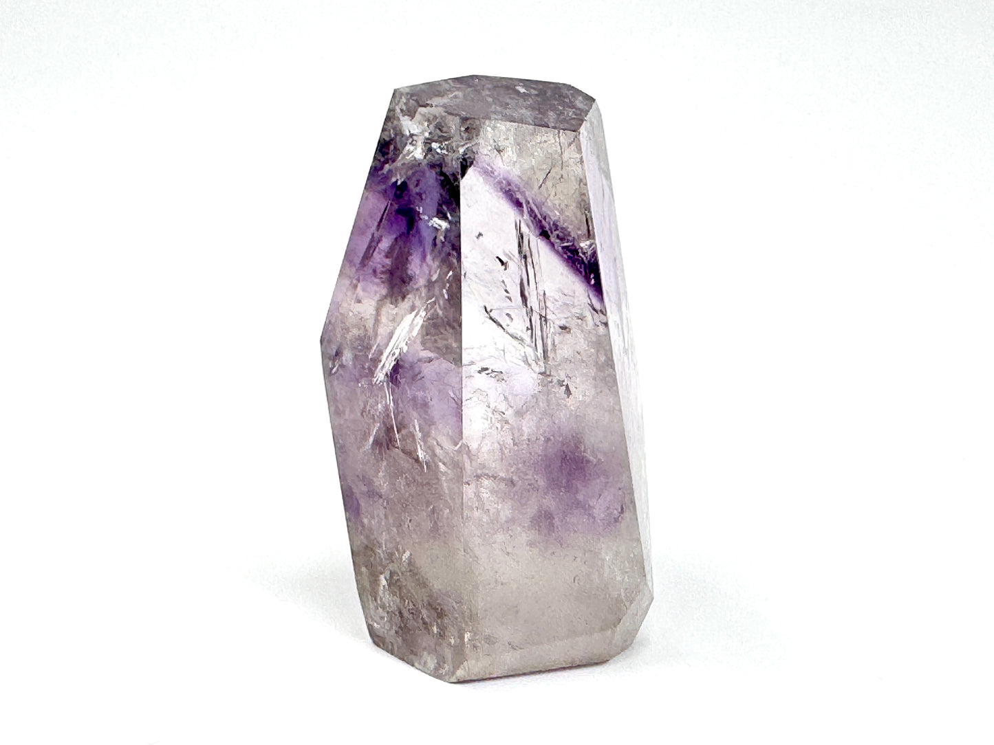 Faceted Amethyst Phantom Quartz Crystal 6.8cm