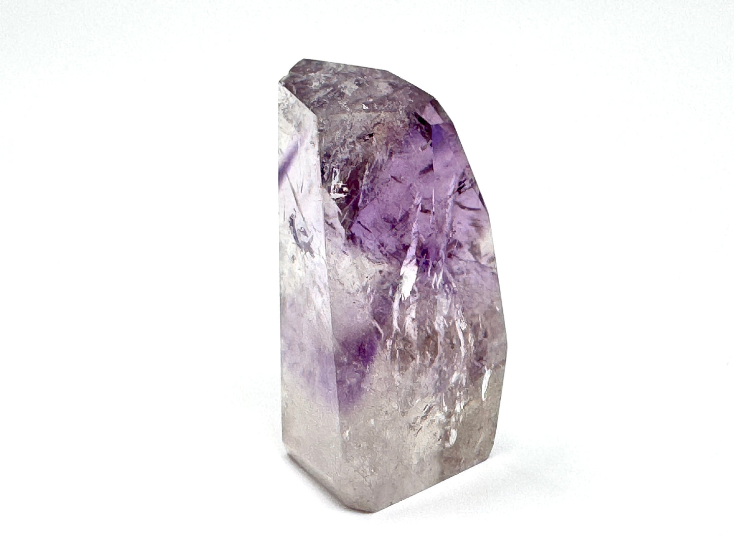 Faceted Amethyst Phantom Quartz Crystal 6.8cm