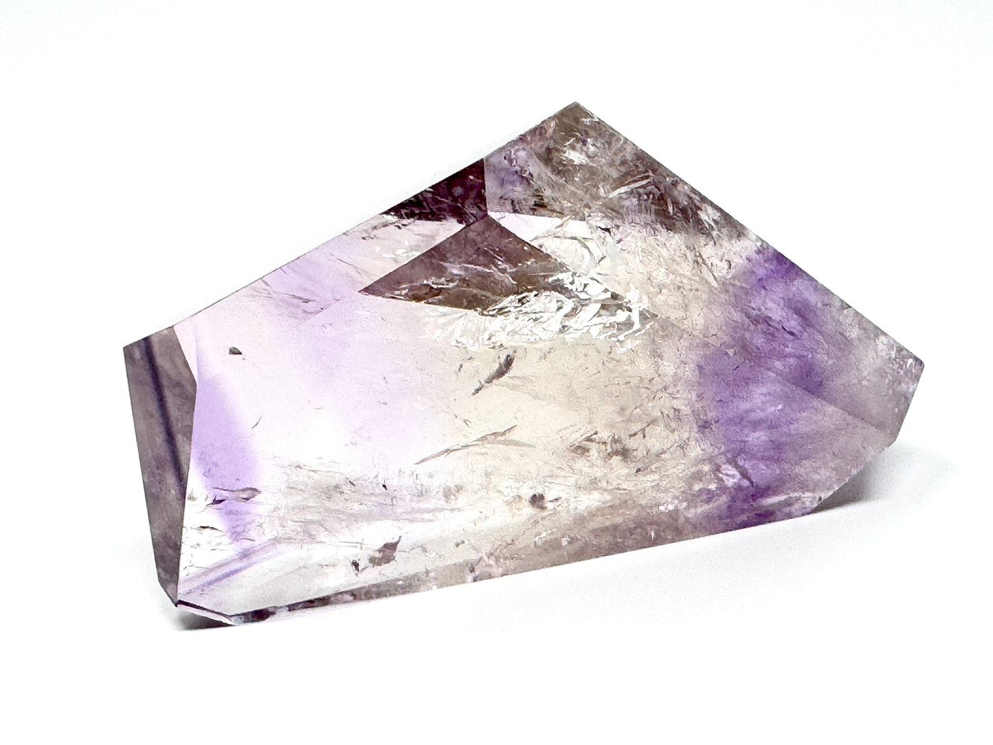 Faceted Amethyst Phantom Quartz Crystal 7.7cm