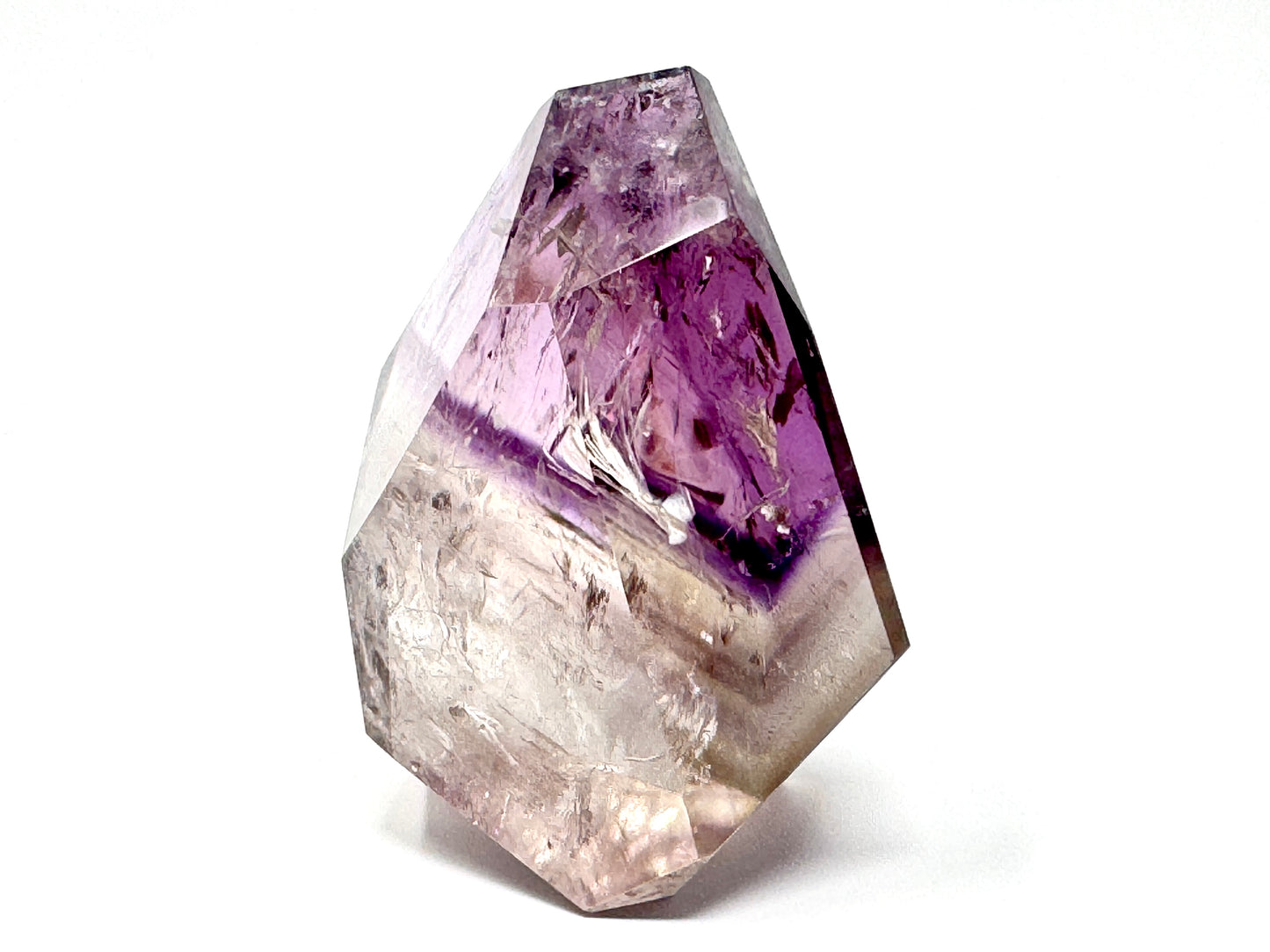 Faceted Amethyst Phantom Quartz Crystal 7.1cm