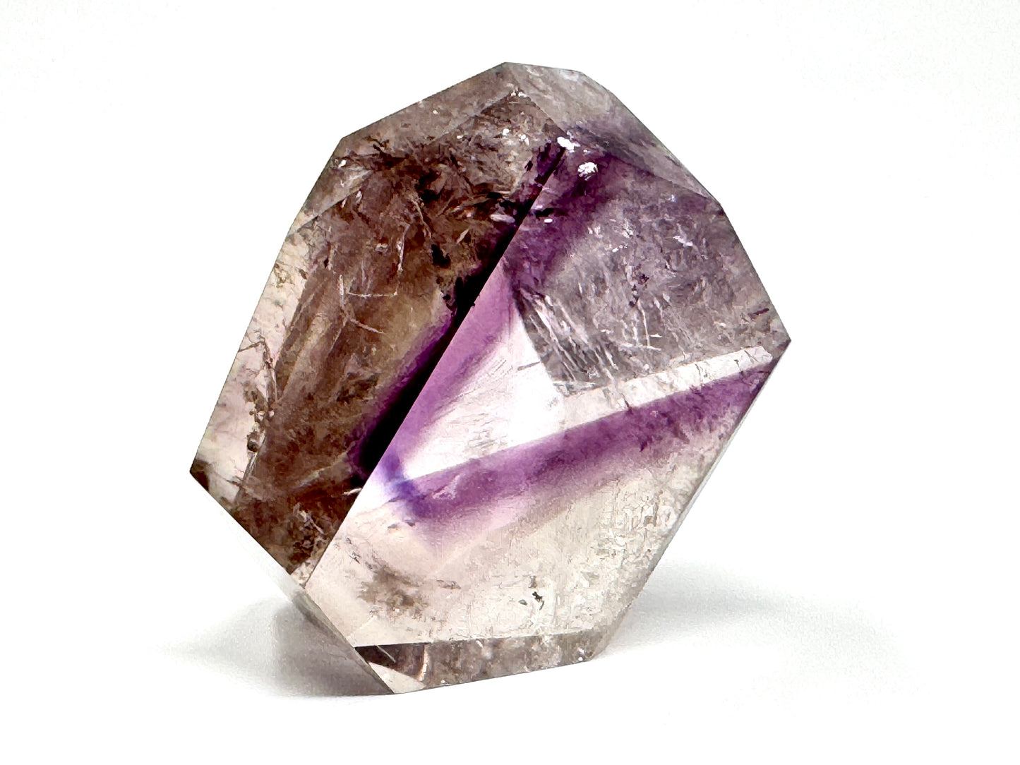 Faceted Amethyst Phantom Quartz Crystal 7.1cm