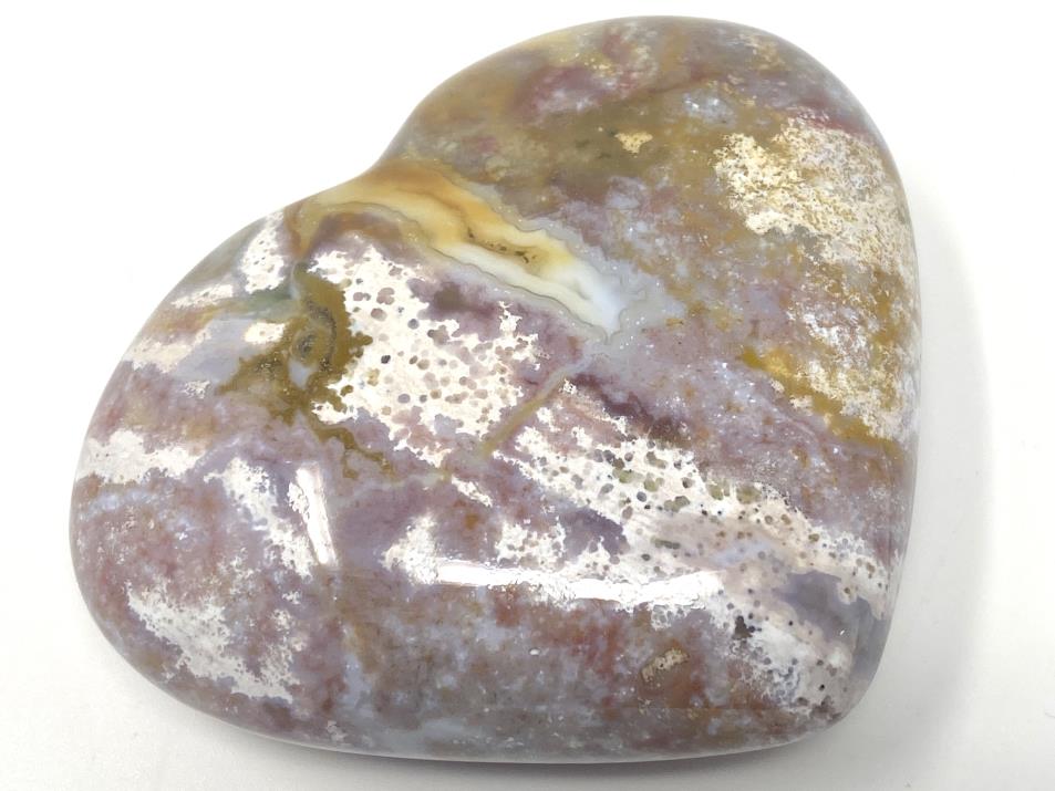 Fancy Jasper Crystal Heart 7.3cm