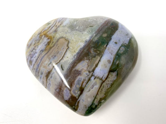 Fancy Jasper Crystal Heart 7cm