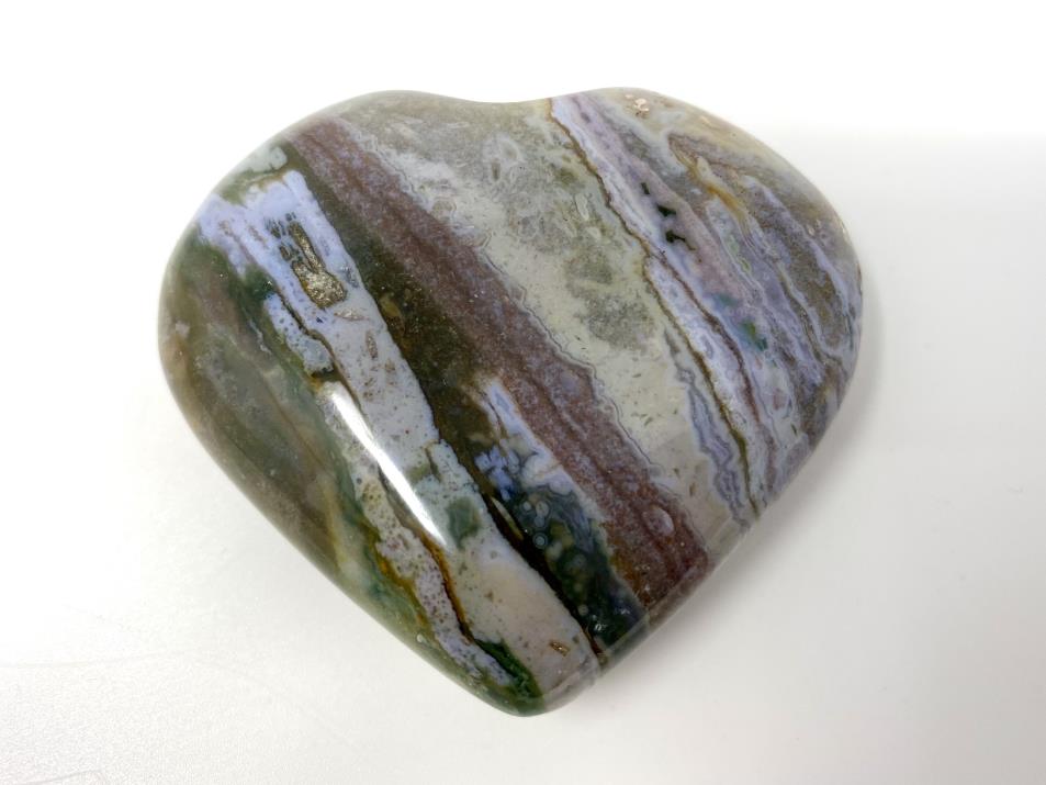 Fancy Jasper Crystal Heart 7cm