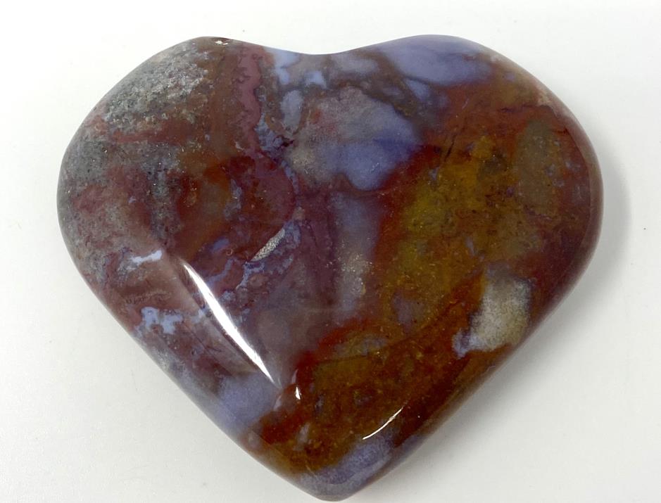 Fancy Jasper Crystal Heart 7.2cm