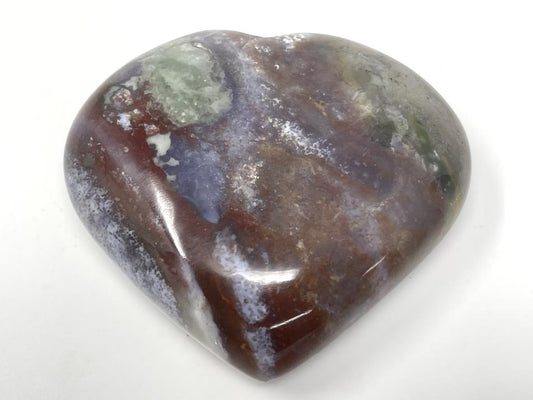 Fancy Jasper Crystal Heart 7cm