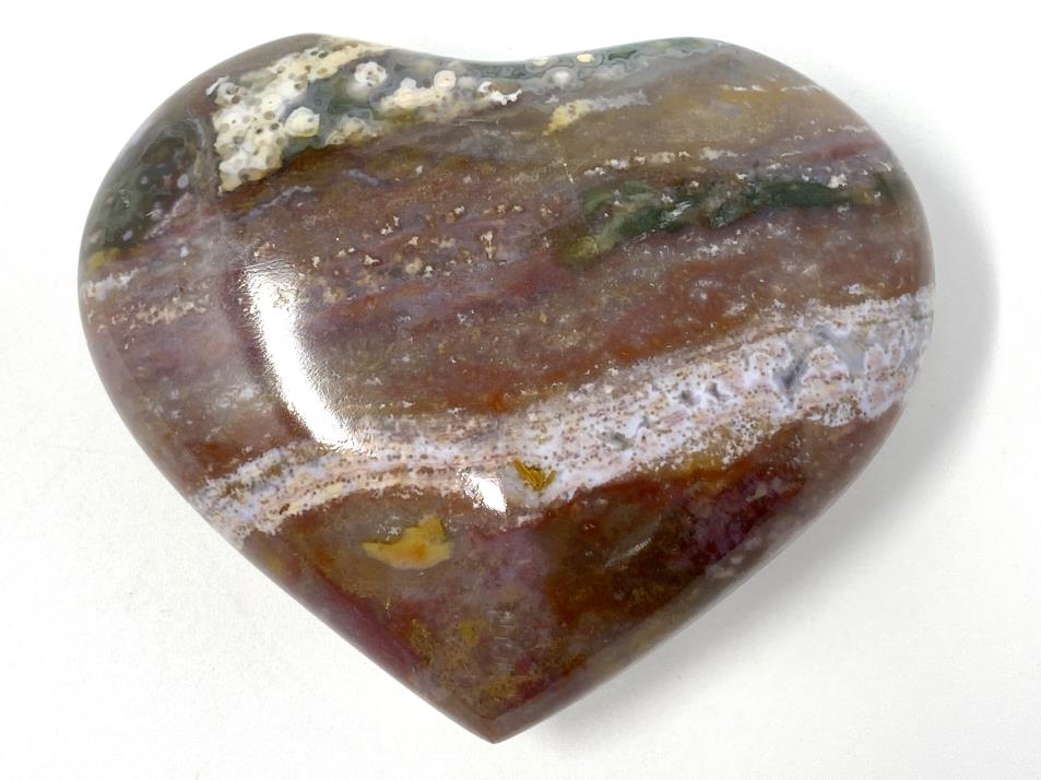 Fancy Jasper Crystal Heart 7cm