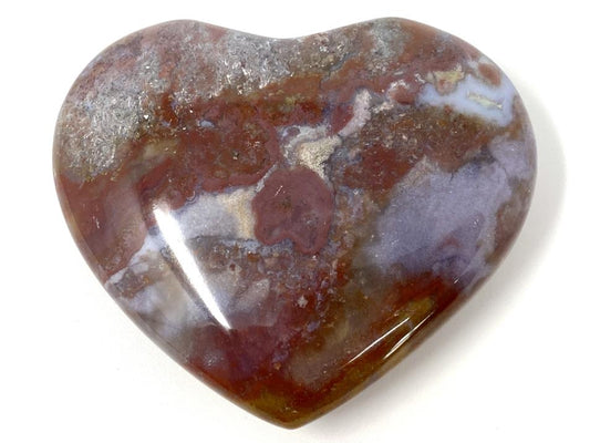 Fancy Jasper Crystal Heart 7.4cm