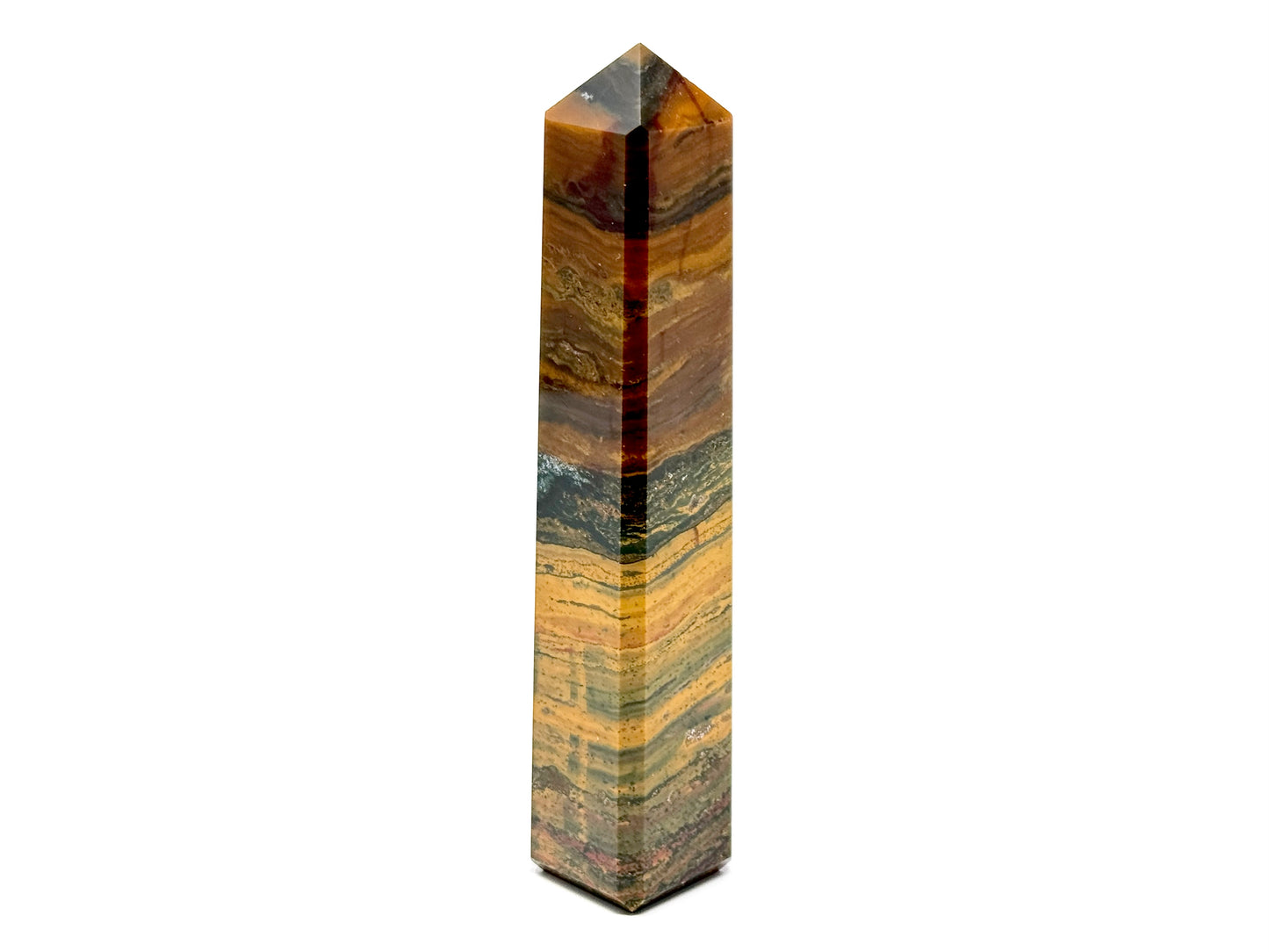 Fancy Jasper Crystal Tower 12.6cm