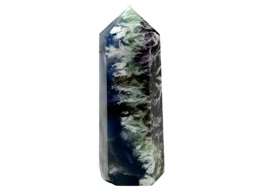 Feather Fluorite Crystal Point 12.8cm