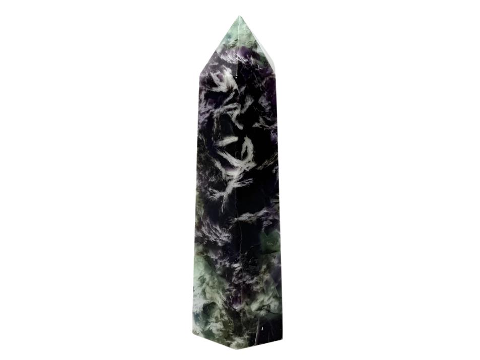 Feather Fluorite Crystal Point 12.8cm