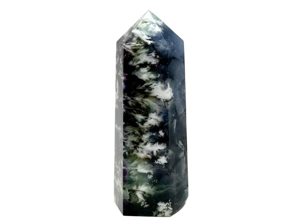 Feather Fluorite Crystal Point 12.8cm