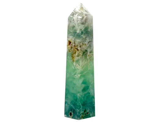 Feather Fluorite Crystal Point 12.8cm