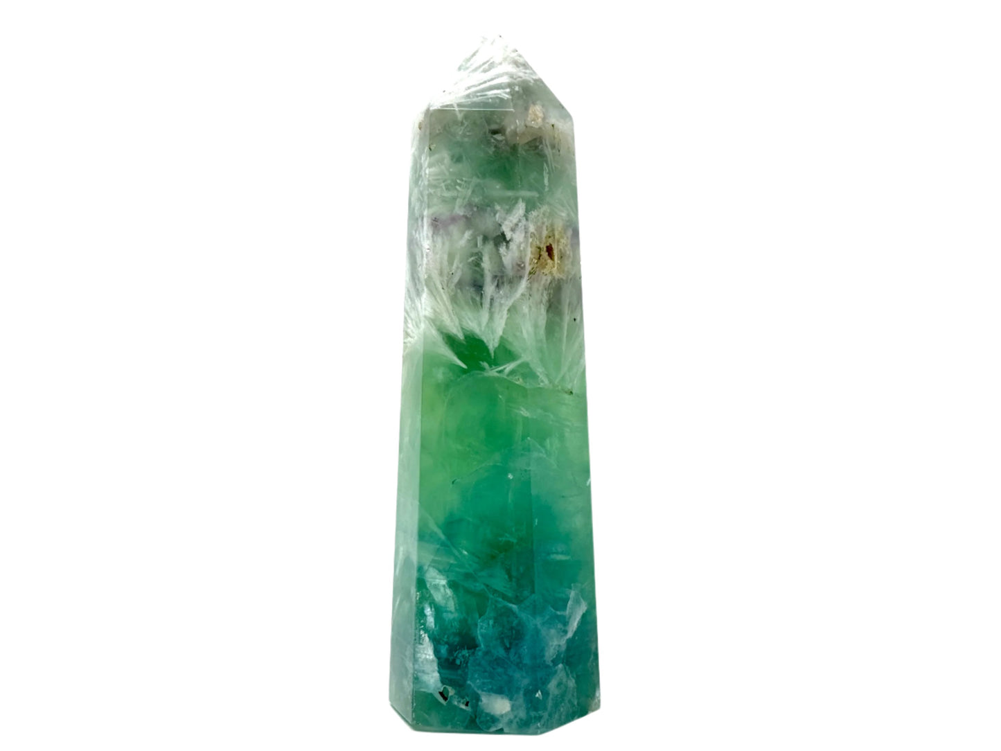 Feather Fluorite Crystal Point 12.8cm