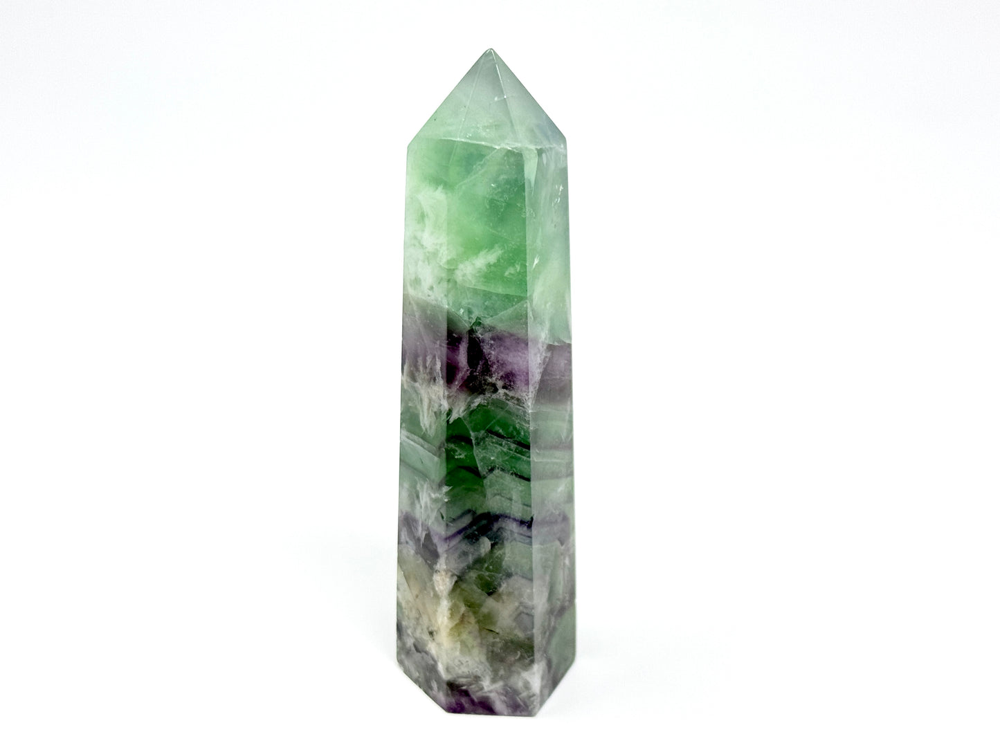 Feather Fluorite Crystal Point 11.8cm