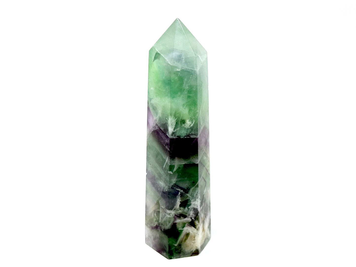 Feather Fluorite Crystal Point 11.8cm